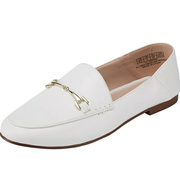 Jenn Ardor Shoes - Cream Loafers